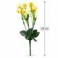Buquê de Margaridas Artificiais Creme e Amarelo 28 cm – 10 Hastes | Florarte