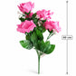 Buquê de Rosas Artificiais Cor-de-Rosa 40 cm – 5 Hastes | Florarte