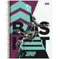 Caderno Jump 10 Matérias 200 Folhas Universitário Foroni | Capa Dura