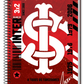 Caderno do Inter Universitário Credeal | Capa Dura 1 Matéria 80 Folhas | Produto Licenciado | 6 Capas