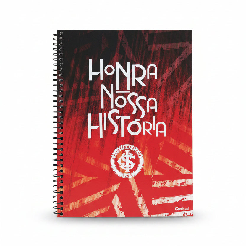 Caderno do Inter Universitário Credeal | Capa Dura 1 Matéria 80 Folhas | Produto Licenciado | 6 Capas