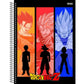 Caderno Dragon Ball Z Universitário Capa Dura 1 Matéria 80 Folhas | São Domingos