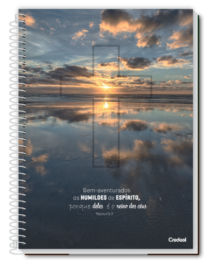 Caderno Mensagens Religiosas & Fé | 1 Matérias 80 Folhas | Universitário Capa Dura | Credeal
