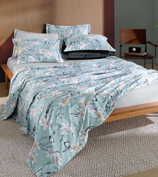 Jogo 3 Peças Roupa de Cama Queen Toque de Algodão - Calia  | Hedrons