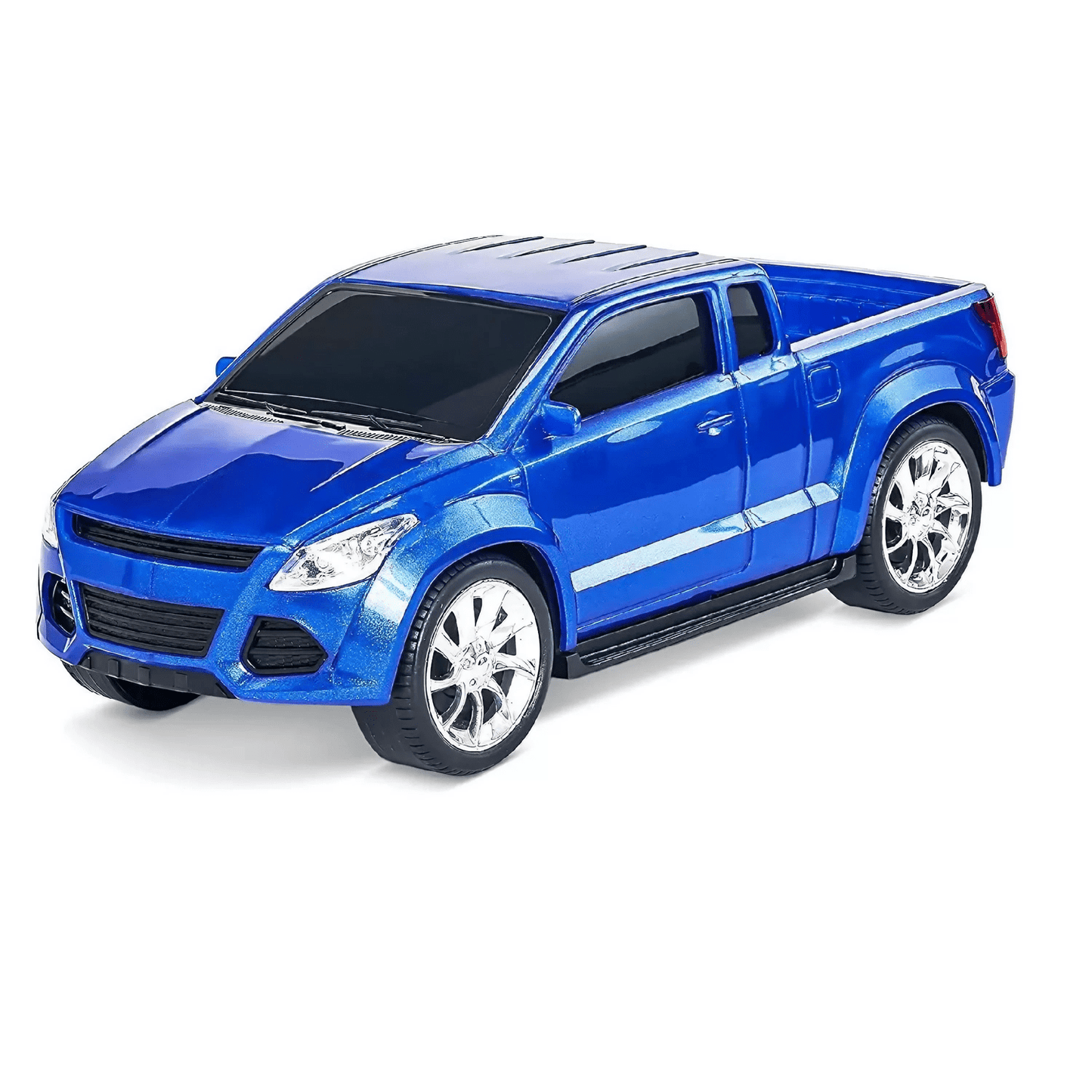 Caminhão Cegonheira Petroleum 38cm – Brinquedo Infantil com 4 Pick-Ups – ROMA 1470 – Rampa Deslizante