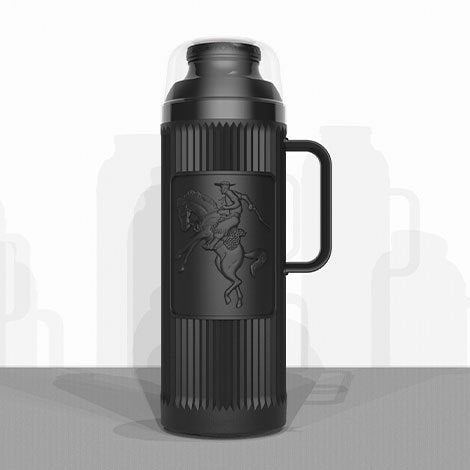 Garrafa Térmica Chimarrita 1L Termolar — Ampola de Vidro • Rolha Dupla Ação • Bocal Ergonômico para Chimarrão