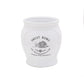 Conjunto Banheiro Cerâmica 4 Peças Lyor Sweet Home – Branco | Dispenser, Saboneteira, Algodão e Escova