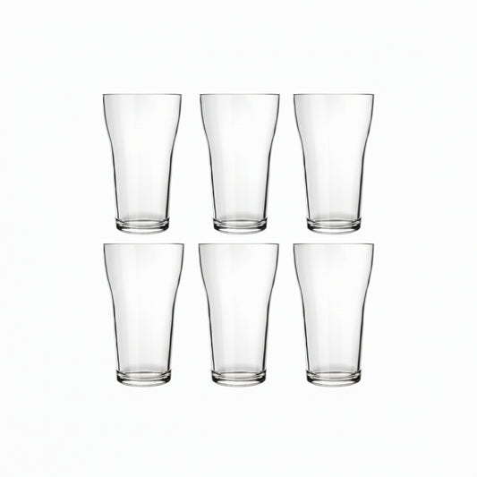 Conjunto 6 Copos Choppinho Boteco 200ml Nadir — Vidro Resistente, Estilo Clássico de Bar