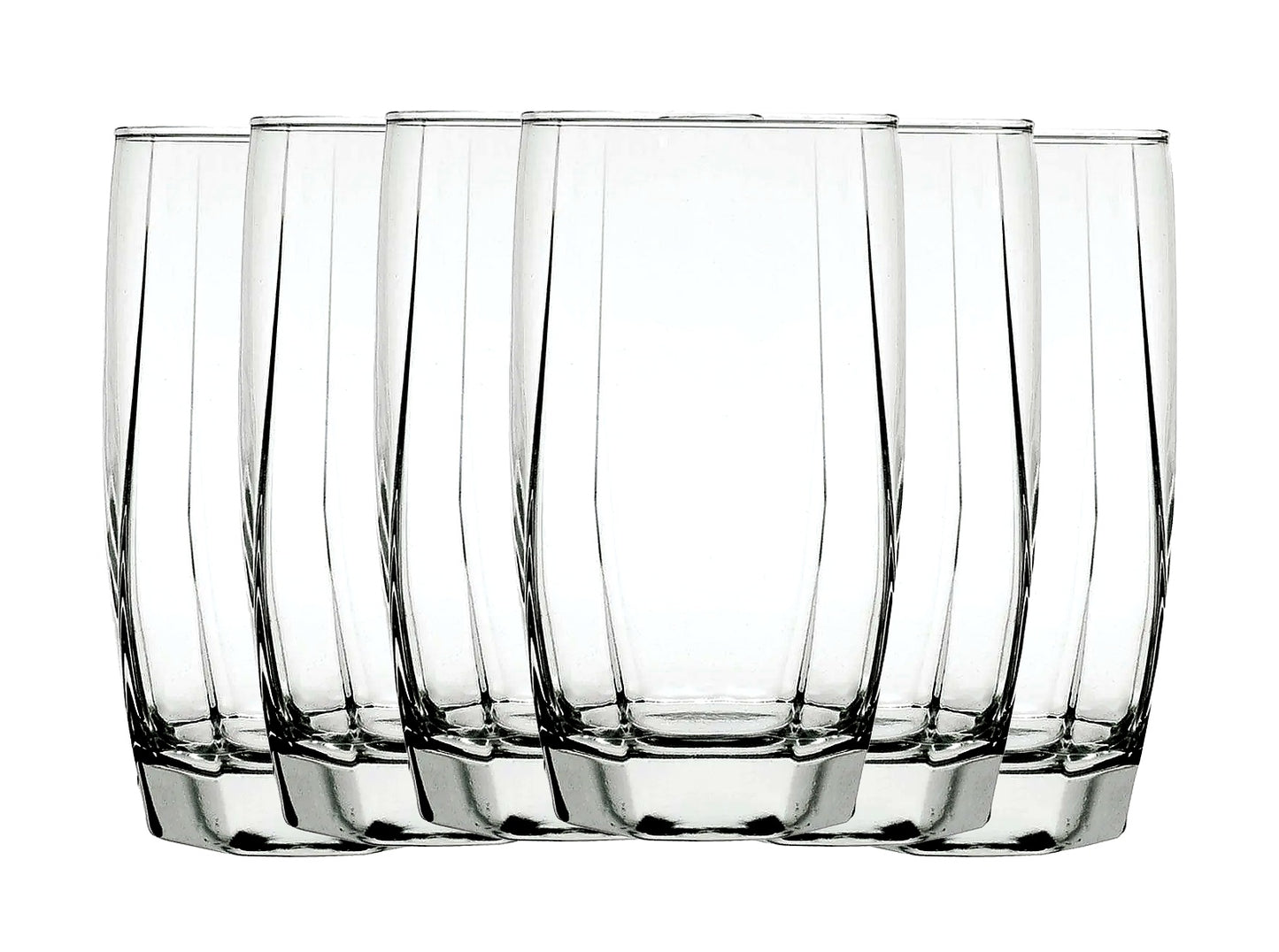 Jogo 6 Copos Long Drink Capri 425 ml — Nadir | Vidro de Alta Resistência