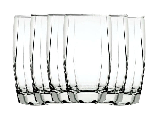 Jogo 6 Copos Long Drink Capri 425 ml — Nadir | Vidro de Alta Resistência
