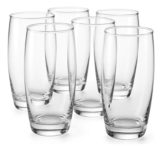 Jogo de Copos Oca 300ml Nadir Figueiredo – 6 Peças de Vidro Cristalino