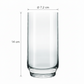 Jogo de Copos Long Drink Lights 410 ml com 6 Peças em Vidro | Nadir