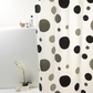 Cortina Box PEVA Uzoo 1,80x1,60m com 12 Ganchos — Estampa Exclusiva para Banheiro