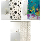 Cortina Box PEVA Uzoo 1,80x1,60m com 12 Ganchos — Estampa Exclusiva para Banheiro