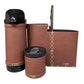 Kit Chimarrão Matetri Madero 3 Peças – Mateira + Térmica + Porta-Erva | Cor Chocolate