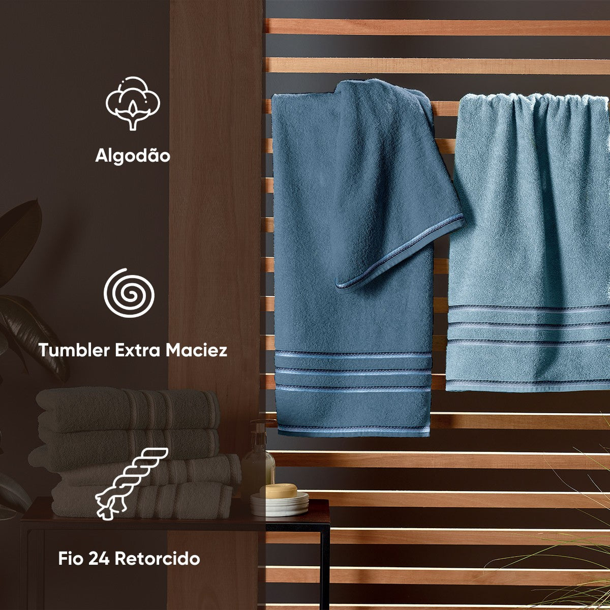 Toalha Banhão Classic 78×150 cm 100% Algodão 390 g/m² | Appel Home