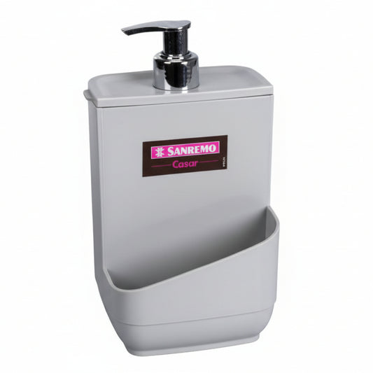 Dispenser para Detergente com Porta Esponja 500ml Sanremo – Linha Casar