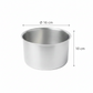 Forma Redonda Alta 16 cm – Alumínio 5 Estrelas | Para Bolos em Camadas e Naked Cakes