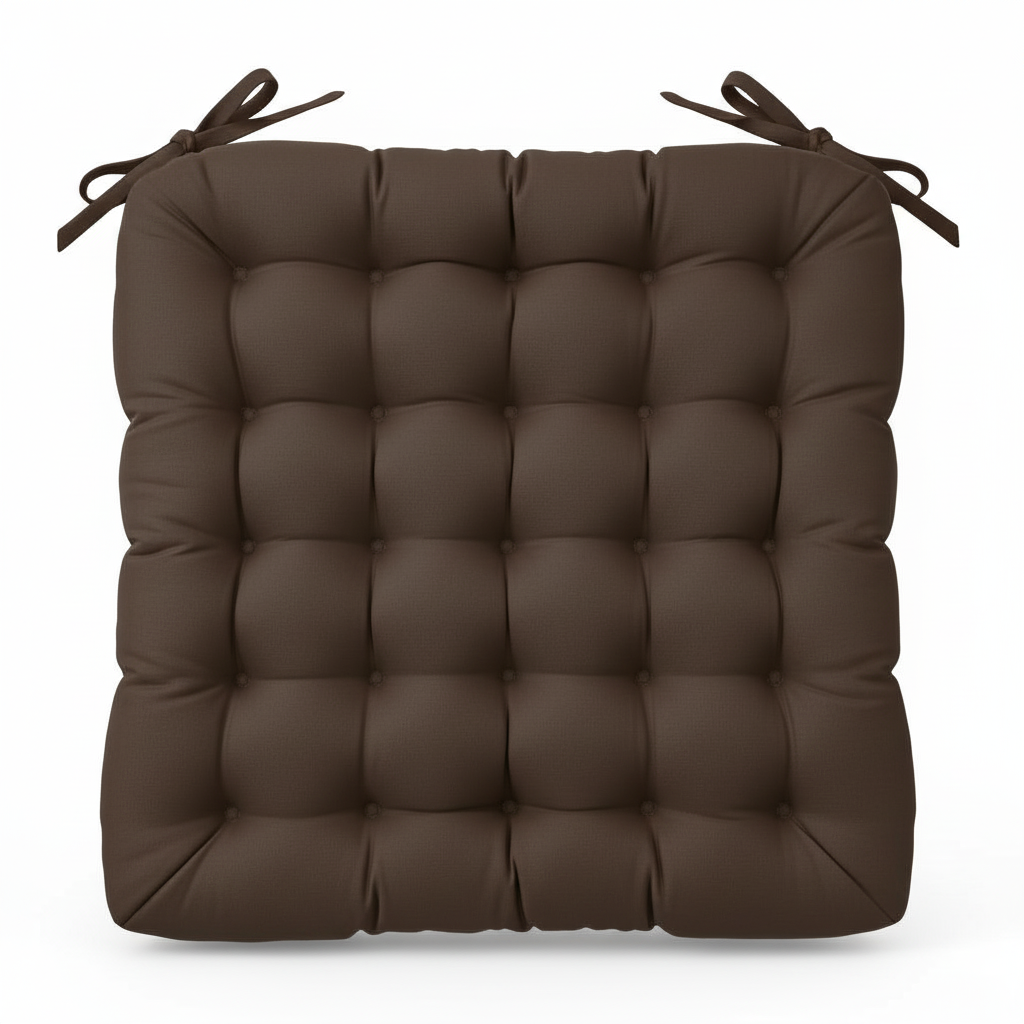 Assento Capa de Cadeira Futton Kalamar Niazitex 40×40 cm – Poliéster, Estilo Camurça