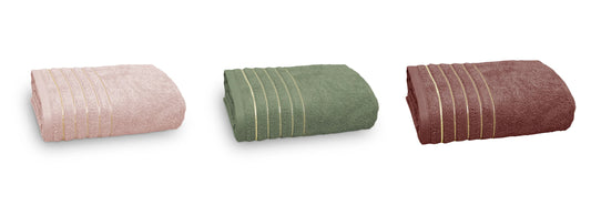 Toalha de Banho Banhão Golden Appel | Fio Penteado 500 g/m² | 78 x 150 cm — Edição Especial 50 Anos