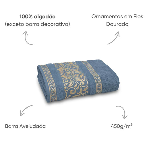 Toalha de Rosto La Vie Appel 50x80 cm | Fio Penteado 450g/m² – Linha Diamond