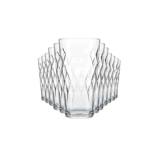 Jogo 8 Copos Long Drink Vitrage 350ml Nadir – Vidro Cristalino Alto Brilho