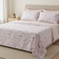Jogo de Cama Casal Döhler Provença Full 4 Peças 100% Algodão Estampado – Violeta