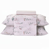 Jogo de Cama Casal Döhler Provença Full 4 Peças 100% Algodão Estampado – Violeta