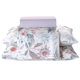 Jogo de Cama King Döhler Priori Stella Estampado | 100% Algodão | 4 Peças