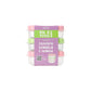 Kit 3 Potes Wave Retangulares 600 ml Verde e Rosa | Plasvale