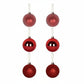 Bola de Natal Vermelha 6 cm (Kit 6 un) Tubo Natalino | Art Christmas