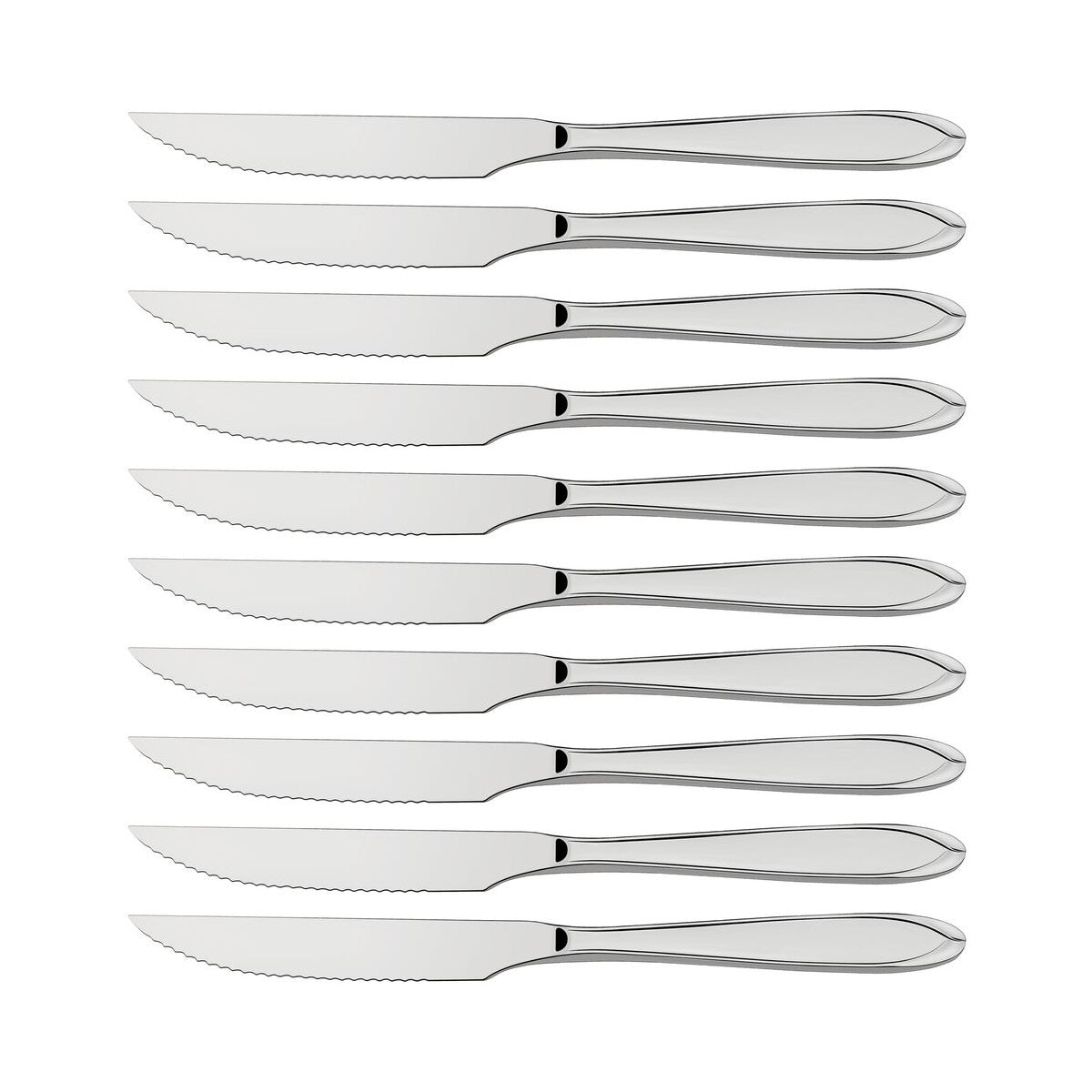 Kit 10 Facas para Churrasco Tramontina Laguna em Aço Inox 21 cm
