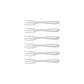 Kit 6 Garfos para Torta Tramontina Laguna em Aço Inox 14,2 cm | Acabamento Brilho