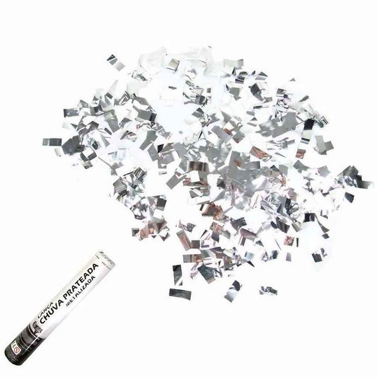 Lança Confete Festa Prata Make+ | Brilho e Diversão para todas as Comemorações