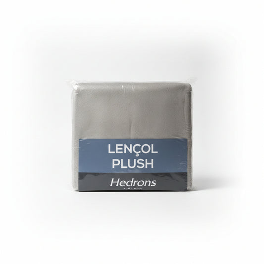 Lençol Plush Inove Queen Hedrons — Peluciado, Antialérgico, 1,58 x 1,98 x 35cm