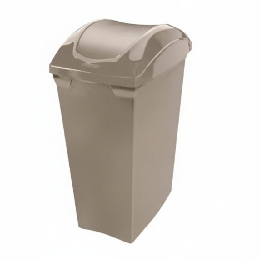 Lixeira Basculante 15 L Sanremo Casablanca SR62 | Plástico (PP), Tampa Basculante, Compacta para Cozinha e Banheiro