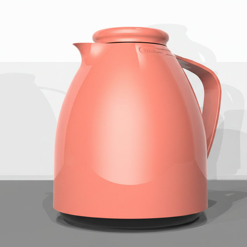 Bule Térmico Termolar Luna 500 ml Caramelo – Conserva Quente até 12h / Frio até 20h • Bico Não Pinga • Alça Ergonômica • Design Moderno