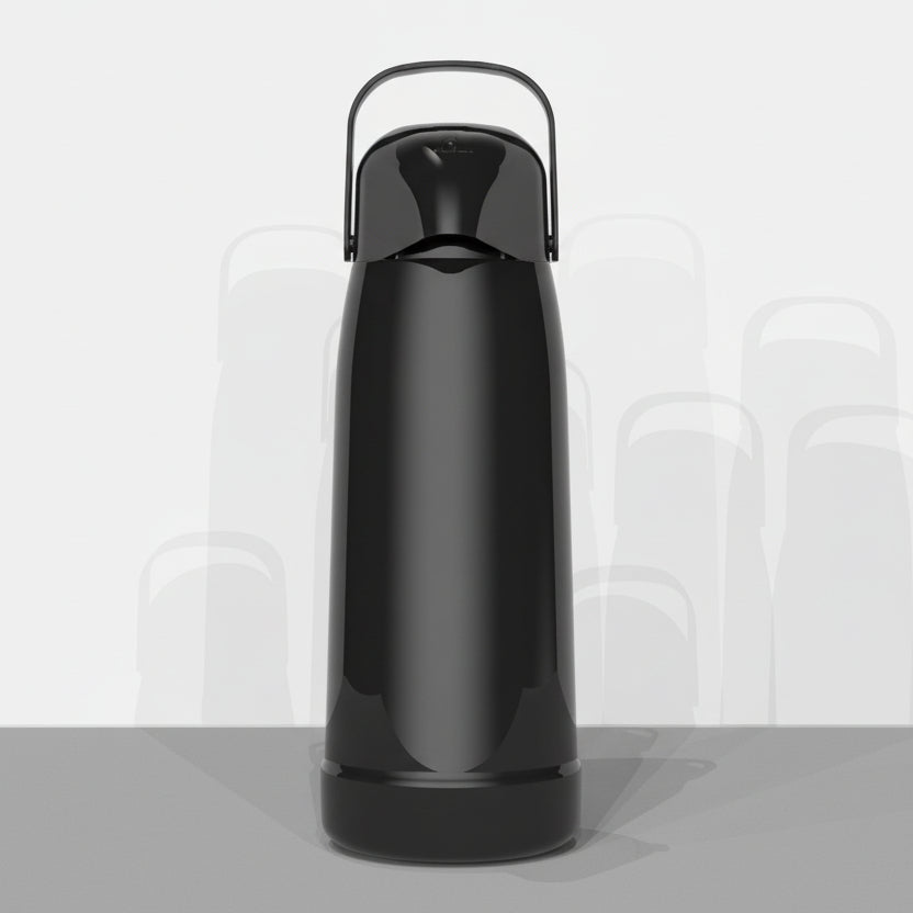 Garrafa Térmica Termolar Magic Pump 1,8L (Ampola de Vidro) · Bomba de Pressão