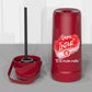 Garrafa Térmica Termolar Magic Pump Inter 1L — Oficial Sport Club Internacional · Bomba de Pressão · Vidro Interno · 12h Quente / 24h Frio