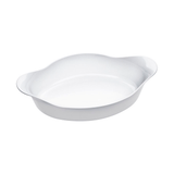 Assadeira Oval de Vidro Temperado Opalino Marinex Opaline Grande 1,4L