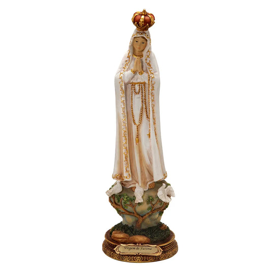 Imagem Nossa Senhora De Fátima 30 cm em Resina