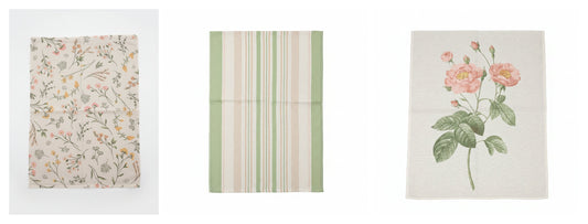 Pano de Copa Felpudo Döhler 240 g/m² Florência 01 45x65cm 100% Algodão Alta Absorção | Estampas Sortidas