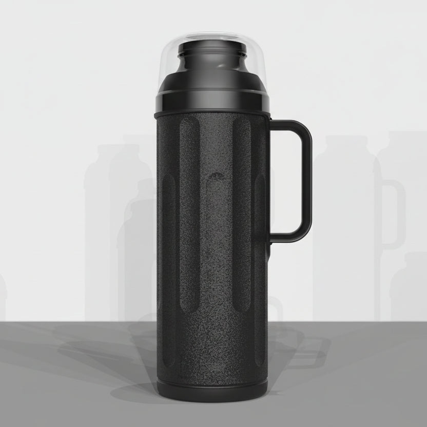 Garrafa Térmica Termolar Personal 1L • Ampola de Vidro • 12h Quente / 24h Frio • Rolha Clean