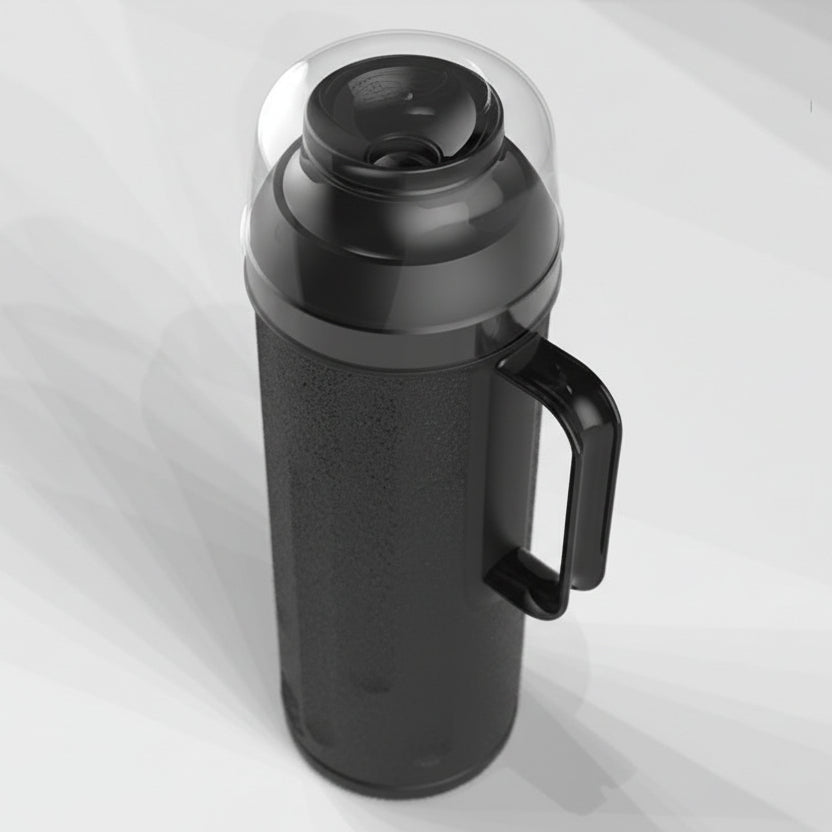 Garrafa Térmica Termolar Personal 1L • Ampola de Vidro • 12h Quente / 24h Frio • Rolha Clean