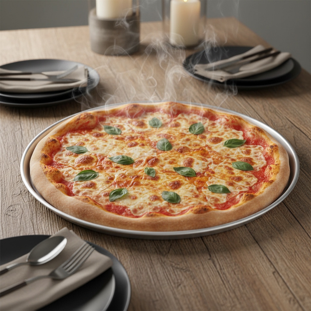 Forma de Pizza 35cm Alumínio 5 Estrelas – Alta Durabilidade com Certificação INMETRO