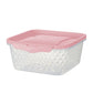 Pote Plástico 1,7 Litro Quadrado Hermético Cristal | Plasvale
