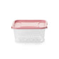 Pote Plástico 1 Litro Quadrado Hermético Cristal | Plasvale