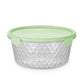Pote Cristal Redondo 1,7 Litro com Travas | Plasvale