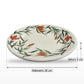 Prato de Sobremesa Floral Donna Lírios 18 cm Cerâmica Biona Oxford