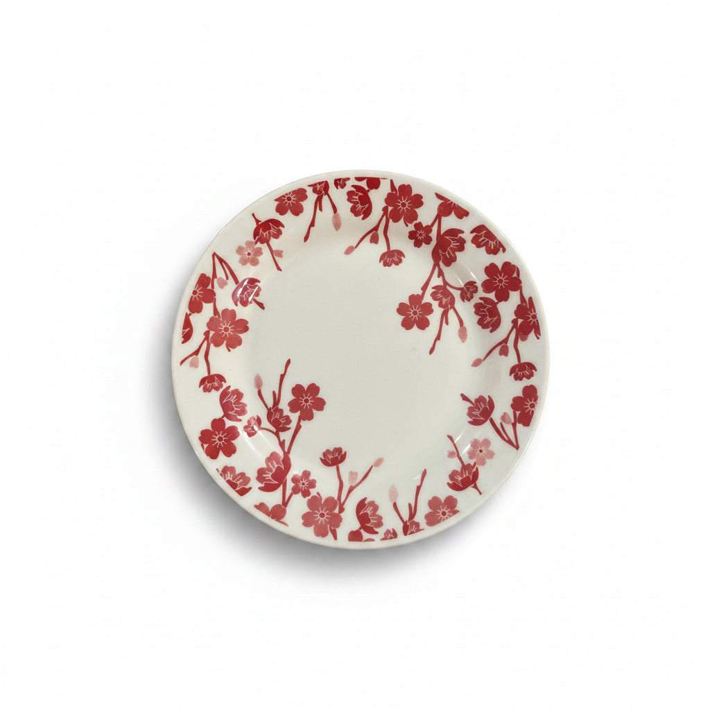 Prato de Sobremesa 18 cm Jardim Tropical – Biona Oxford | Cerâmica Floral